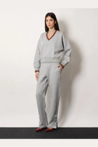 Gucci Women's Cotton Blend Trouser Grey, view 2