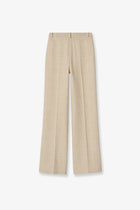 Gucci Women's Cotton Blend Trousers White, view 4