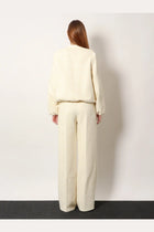 Gucci Women's Cotton Blend Trousers White, view 3