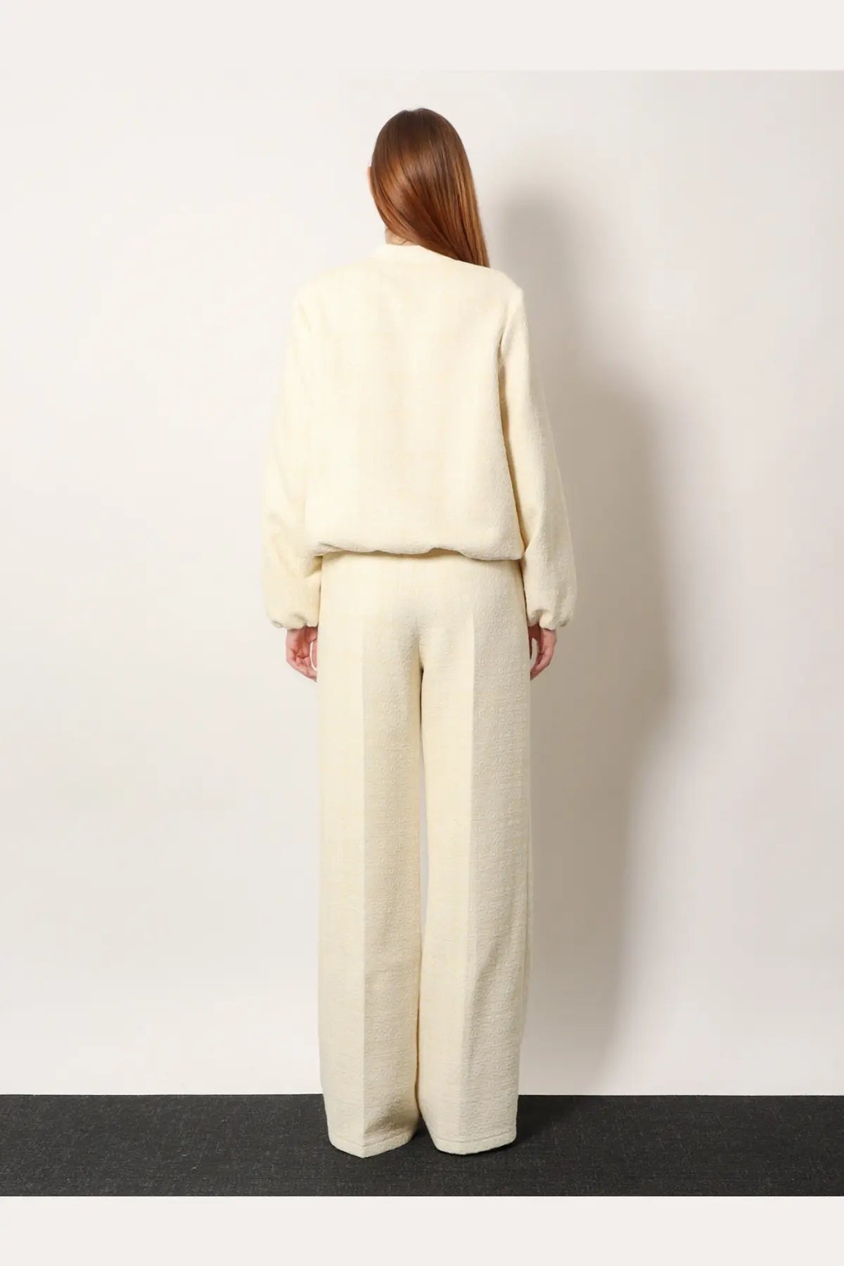 Gucci Women's Cotton Blend Trousers White, view 3