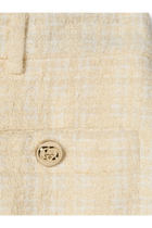 Gucci Women's Cotton Blend Trousers White, view 5