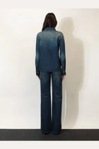 Gucci Women's Denim Shirt Blue, view 3
