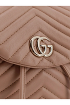 Gucci Women's Mini GG Marmont Leather Backpack Cameo, view 5