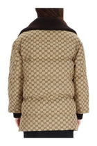 Gucci Women's Quilted Down Jacket Beige, view 3