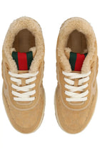 Gucci Women's RE Web Sneaker Brown, view 5