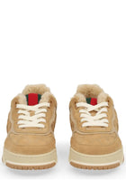 Gucci Women's RE Web Sneaker Brown, view 3