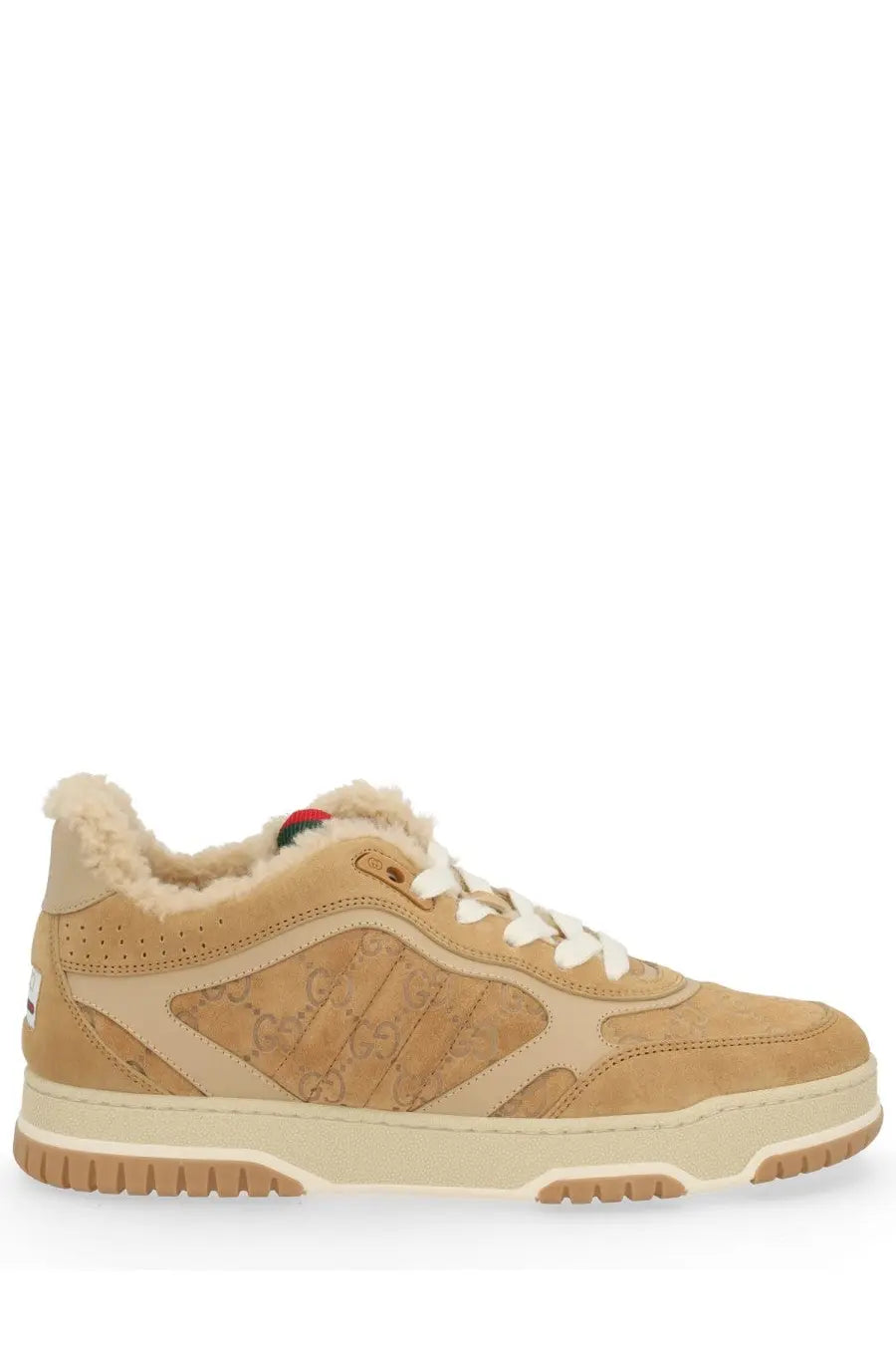 Gucci Women's RE Web Sneaker Brown