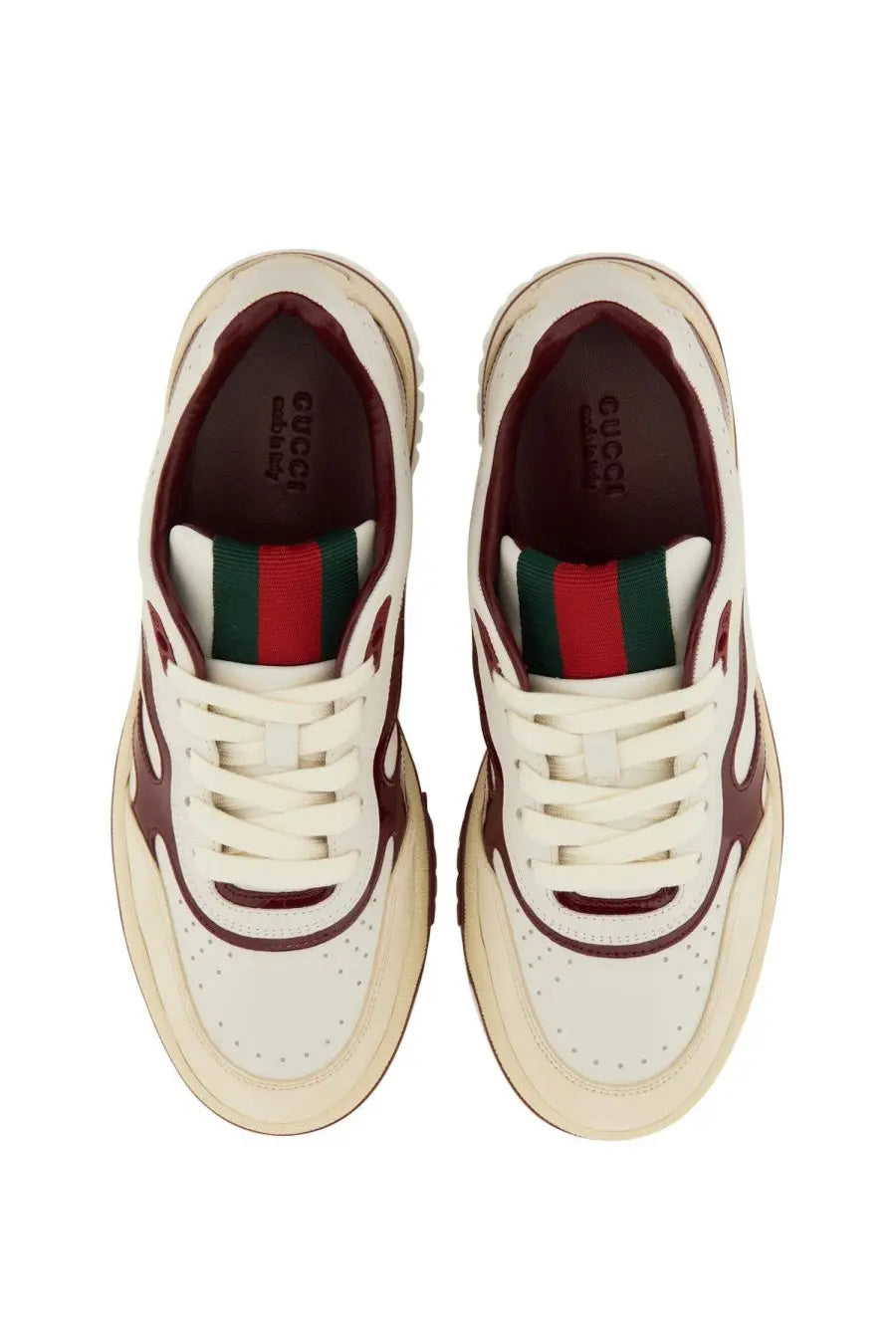 Gucci Women's Gucci RE Web Sneaker White, view 2