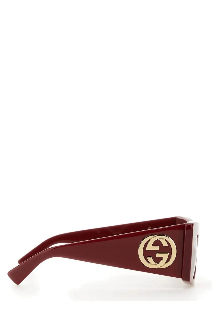 Gucci Women's Square Sunglasses Red, view 3