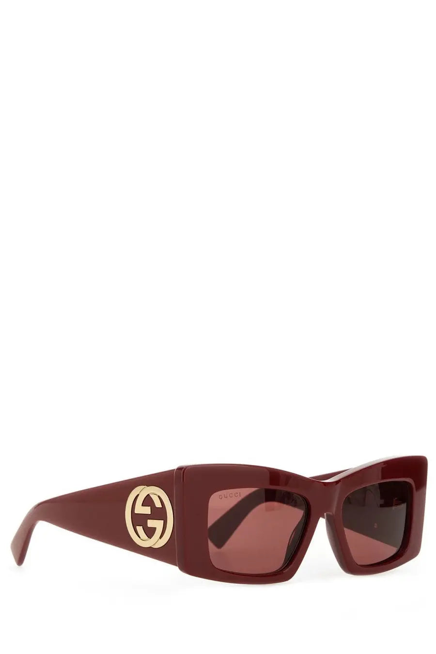 Gucci Women's Square Sunglasses Red, view 2