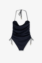 Gucci Women's Stretch Jersey One Piece Swimsuit Black, view 2