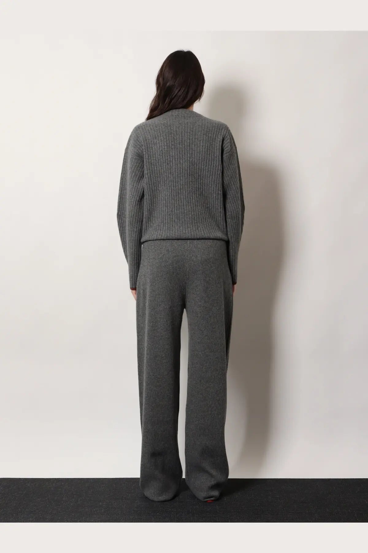 Gucci Women's Stretch Wool Trousers Grey, view 3