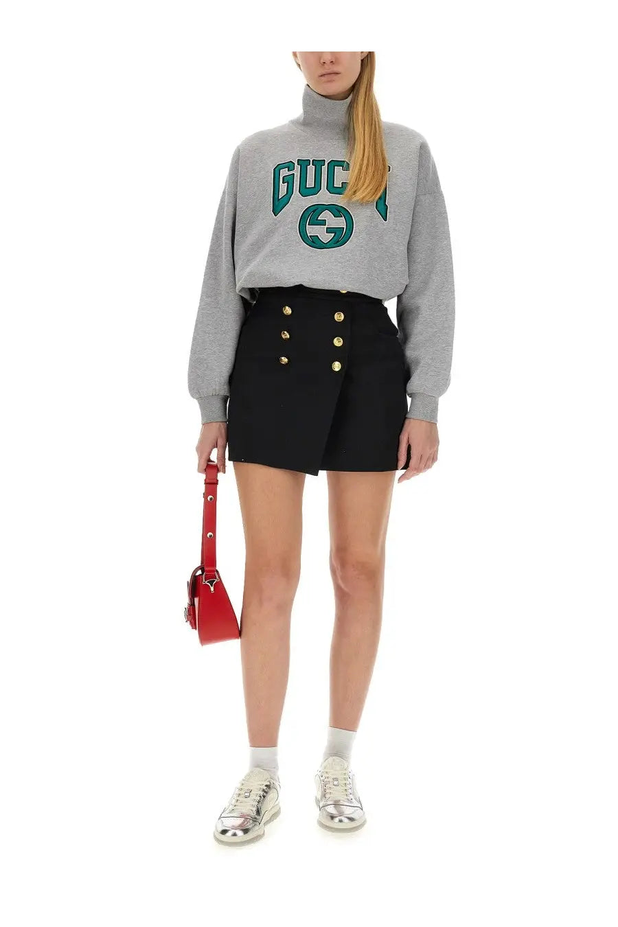 Gucci Women's Sweatshirt Grey, view 2