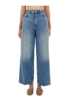 Gucci Women's Wide Leg Jeans Blue