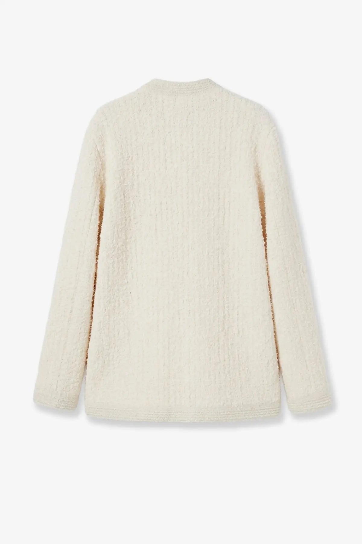 Gucci Women's Wool and Cotton Blend Cardigan White, view 4