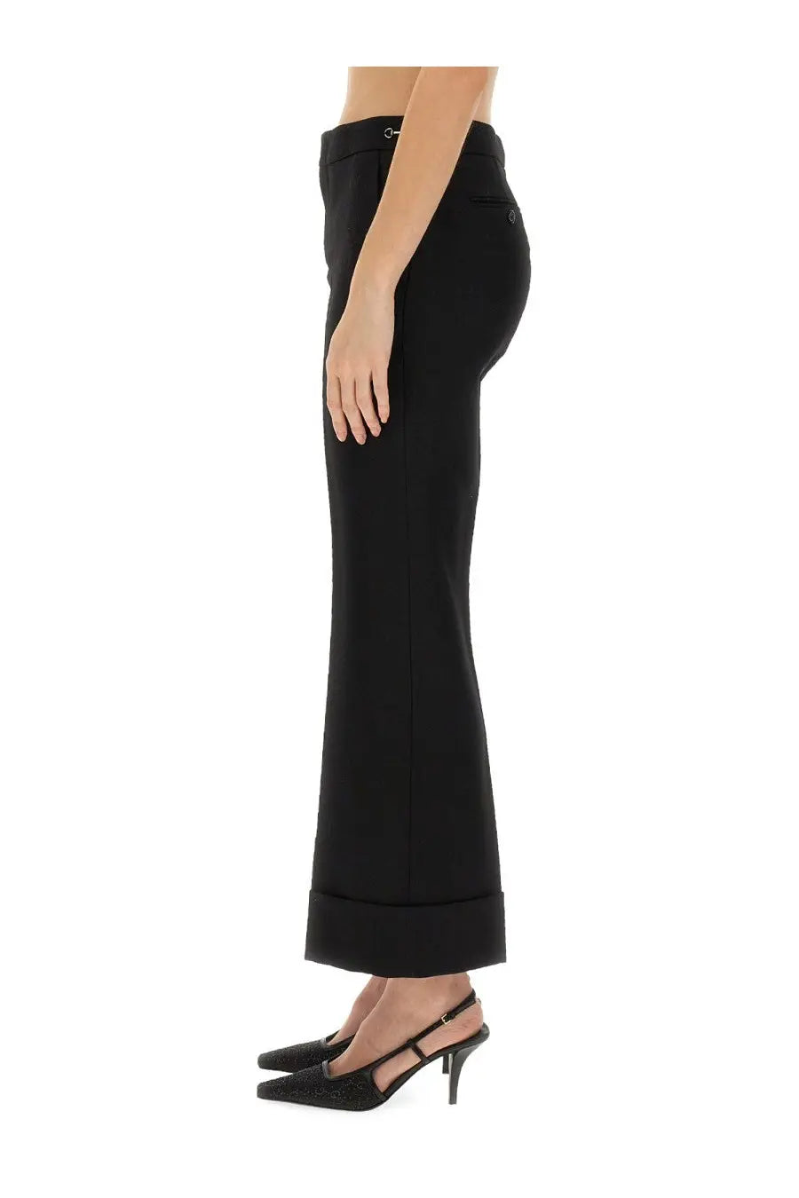 Gucci Women's Wool Pants Black, view 3