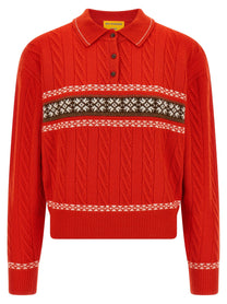 GUEST IN RESIDENCE - GUEST IN RESIDENCE - ’Cable Collegiate Polo’ sweater - Women’s Knitwear
