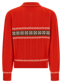 GUEST IN RESIDENCE - GUEST IN RESIDENCE - ’Cable Collegiate Polo’ sweater - Women’s Knitwear