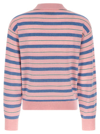 GUEST IN RESIDENCE - GUEST IN RESIDENCE - ’Collegiate Stripe Polo’ sweater - Women’s Knitwear