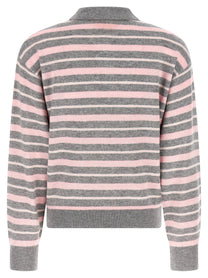 GUEST IN RESIDENCE - GUEST IN RESIDENCE - ’Clloegiate Stripe Polo’ sweater - Women’s Knitwear
