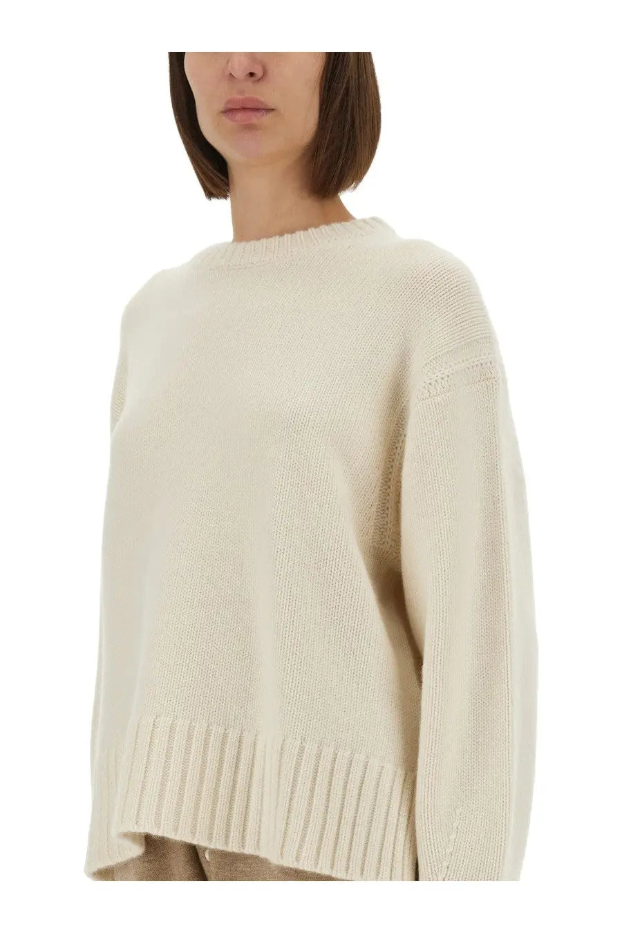 Guest In Residence Women's Cozy Crew Shirt Beige, view 4