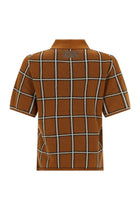 Guest In Residence Women's Picnic Plaid Shirt Brown, view 2
