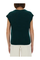 Guest In Residence Women's Ribbed Knit Vest Green, view 3