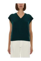 Guest In Residence Women's Ribbed Knit Vest Green
