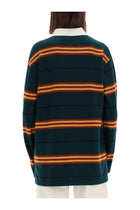 Guest In Residence Women's Striped Rugby Polo Shirt Multicolor, view 3