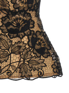 Elie Saab Guipure Lace Corset Black, view 4