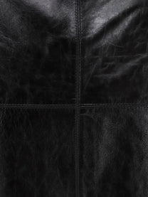 Soeur Women's Gwen Leather Skirt Black