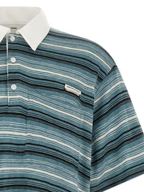 Song For The Mute Gym Polo Shirt Blue