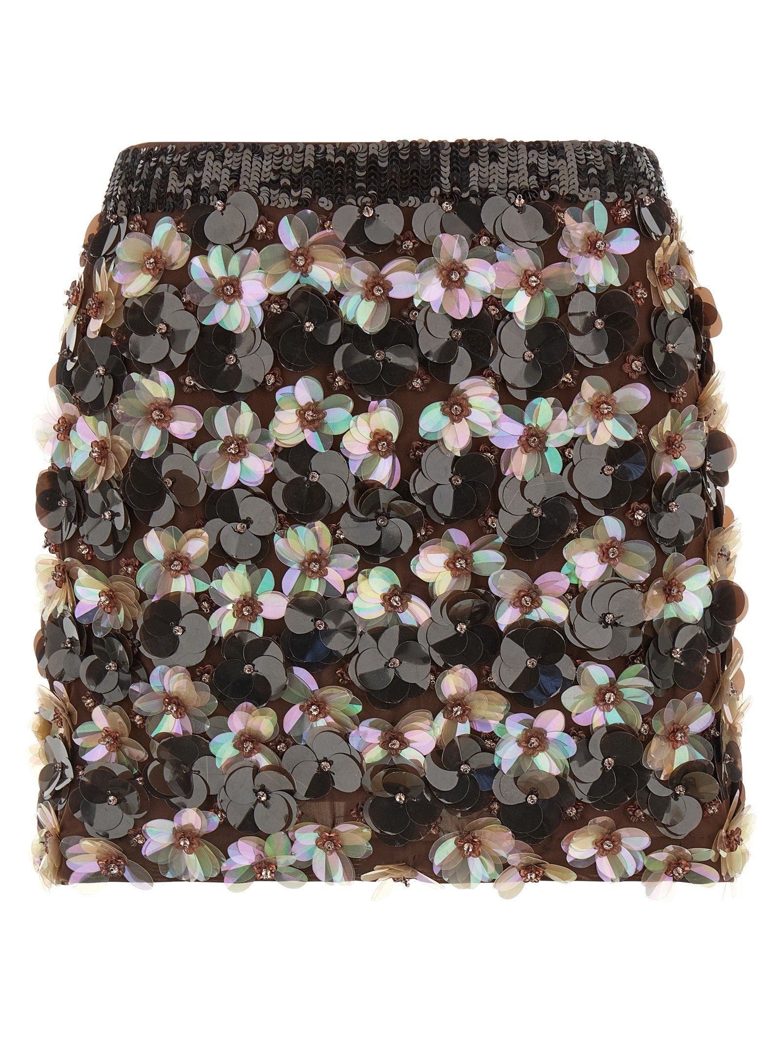 Parosh Gym Skirt Brown