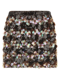 Parosh Gym Skirt Brown