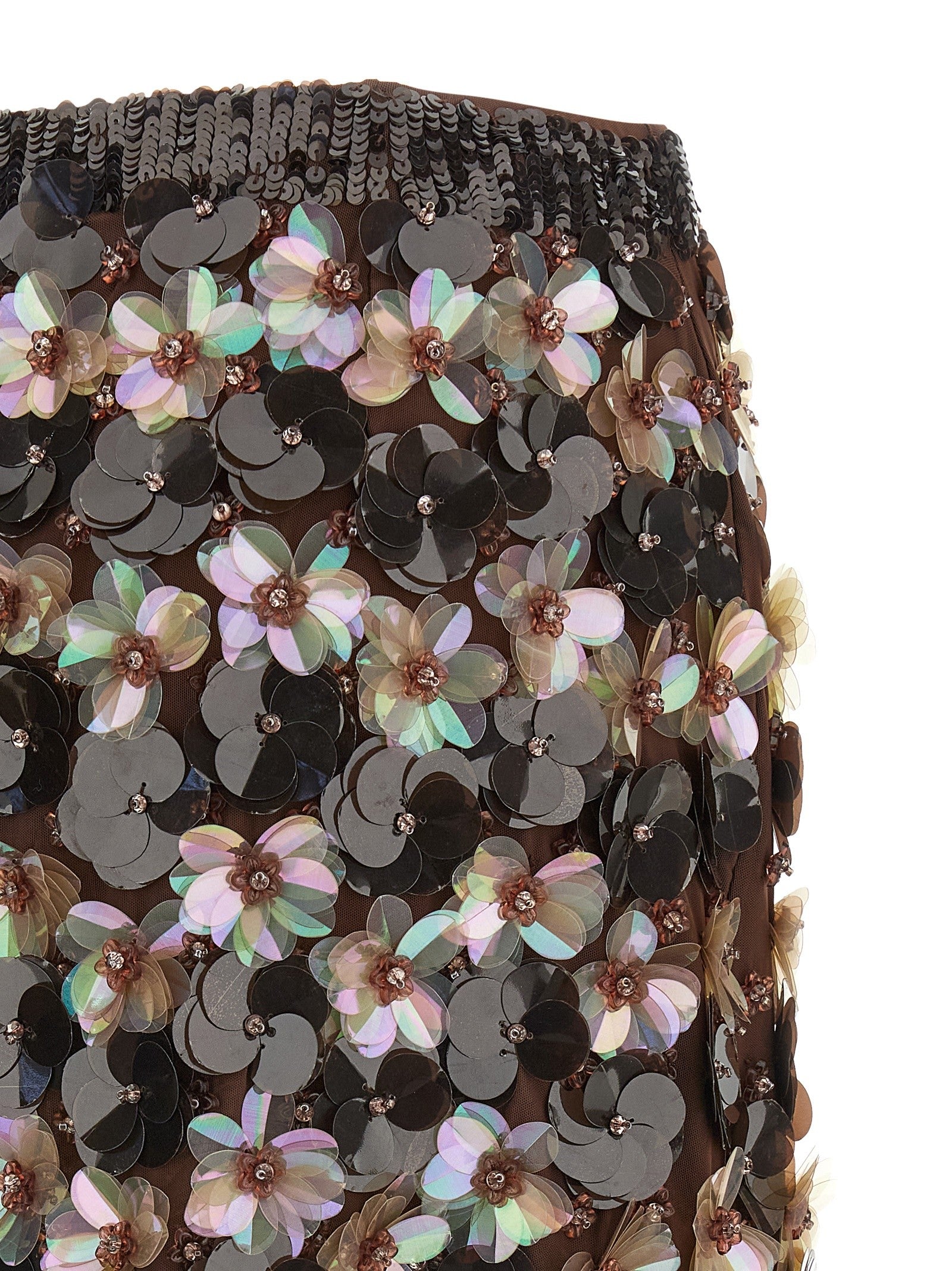 Parosh Gym Skirt Brown