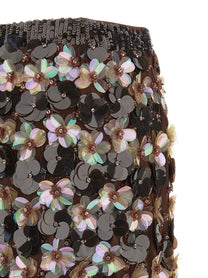 Parosh Gym Skirt Brown