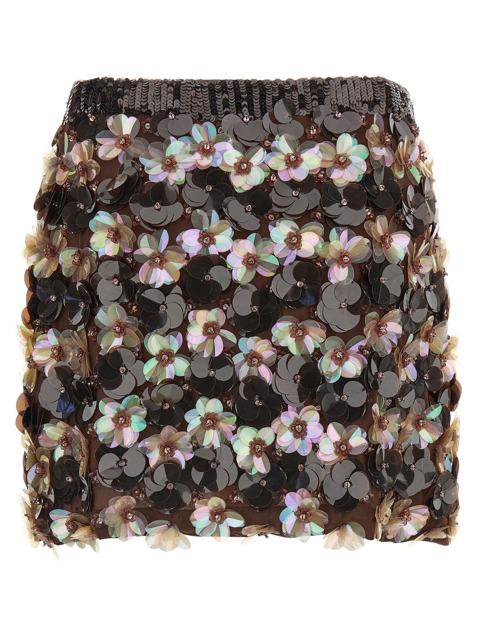 Parosh Gym Skirt Brown