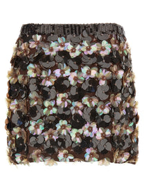 Parosh Gym Skirt Brown