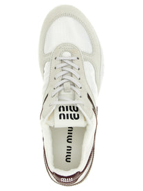 Miu Miu Gymnasium Sneakers Gold