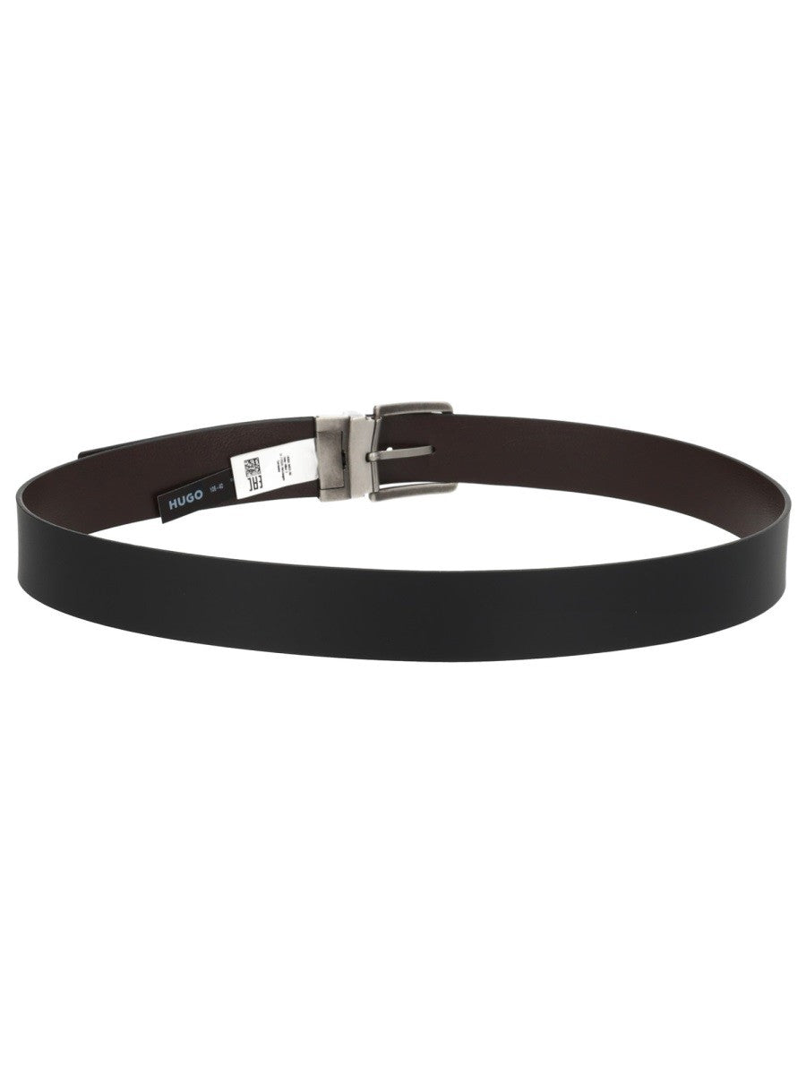 HUGO BOSS Men's Gynium Belt Black