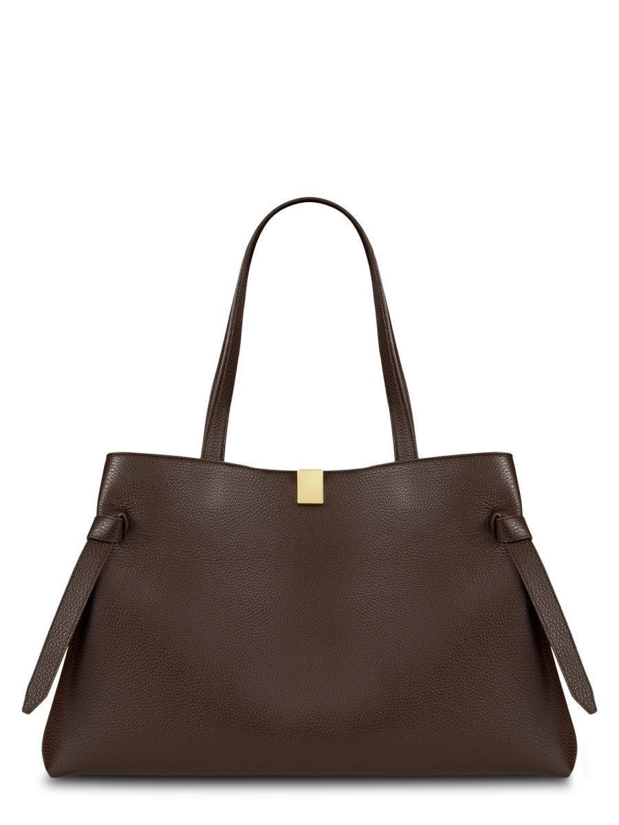 Yuzefi Women's Gyoza Tote Bag Brown