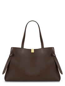 Yuzefi Women's Gyoza Tote Bag Brown