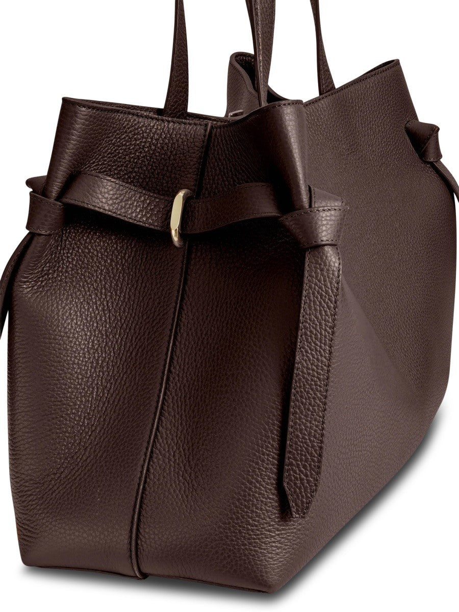 Yuzefi Women's Gyoza Tote Bag Brown
