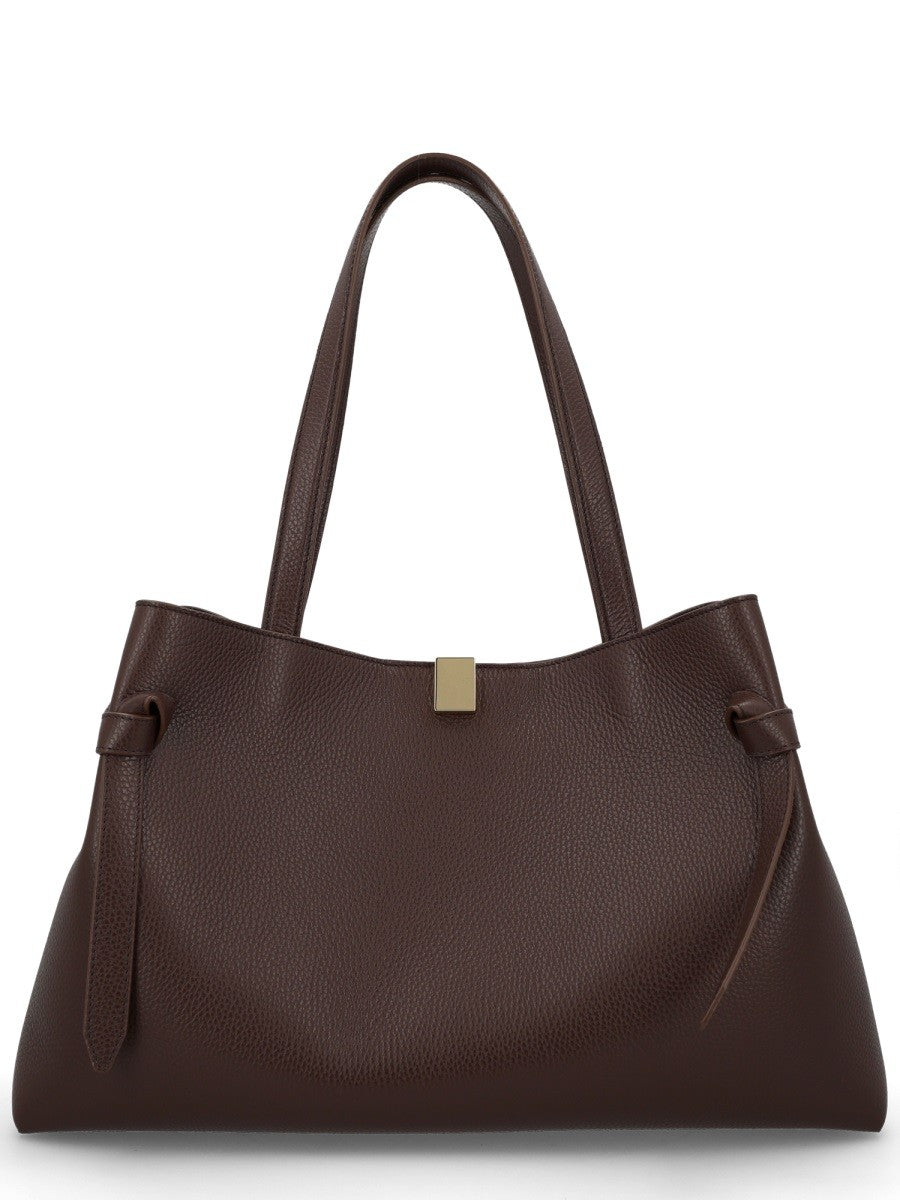 Yuzefi Women's Gyoza Tote Bag Brown Yuzefi