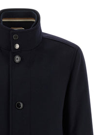 HUGO BOSS Coat Blue