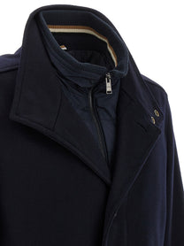 HUGO BOSS Coat Blue