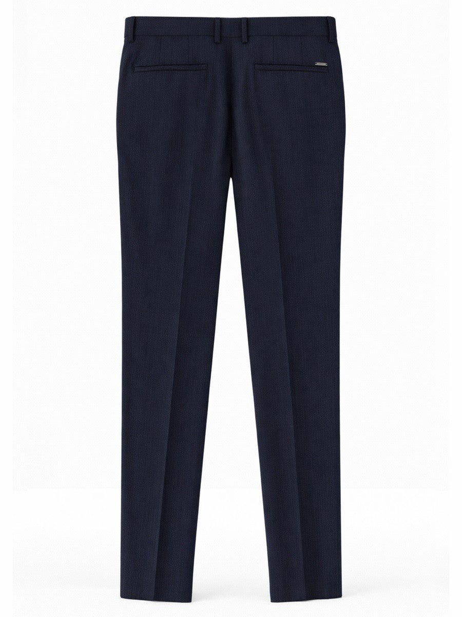 BOSS Men's Wool Pants Blue