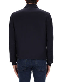BOSS Men's Hanry Wing Jacket Blue, view 3