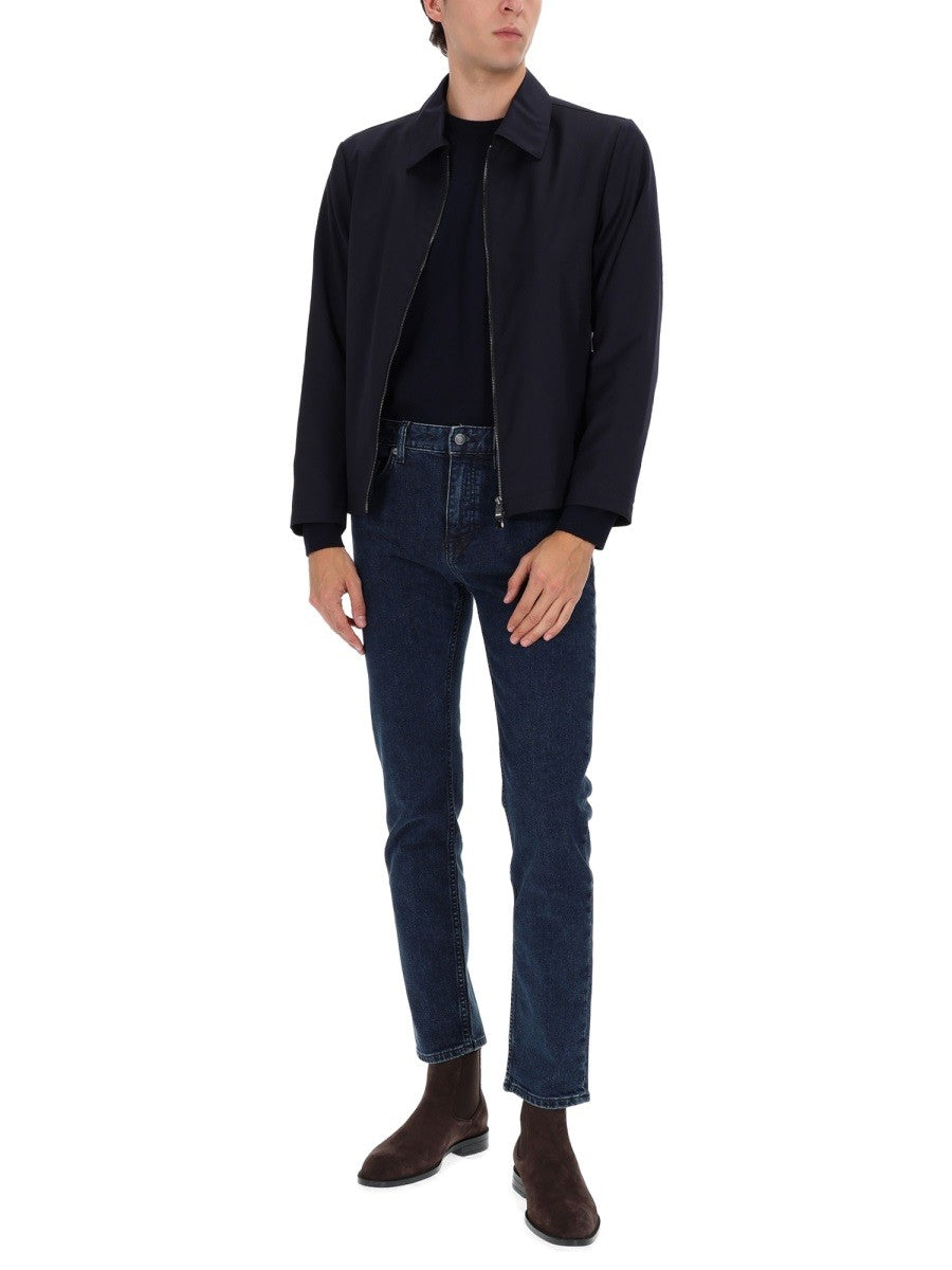 BOSS Men's Hanry Wing Jacket Blue, view 2