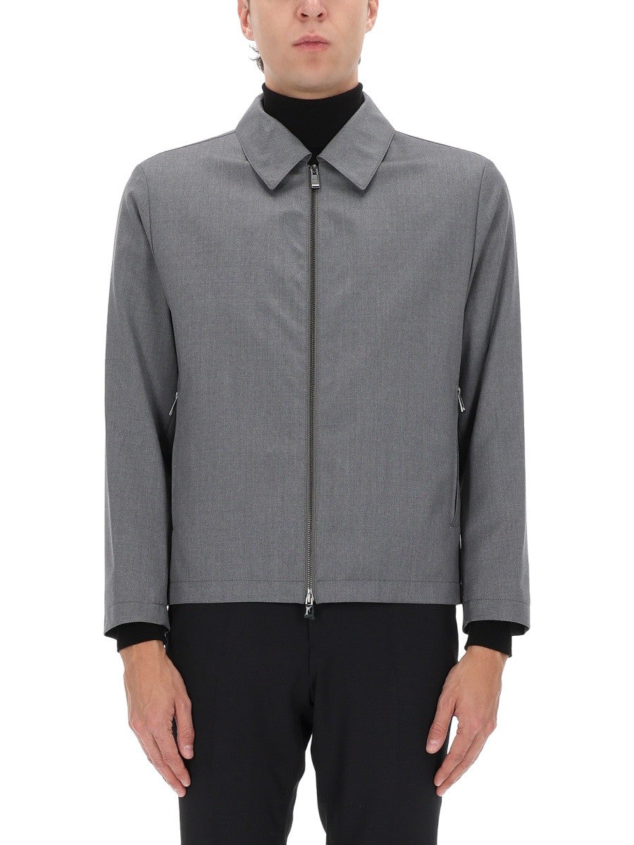 BOSS Men's Hanry Wing Jacket Grey